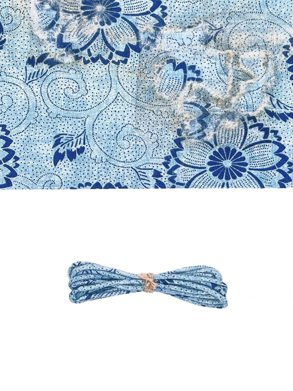 Yves 古布繩 - 牡丹染 雲茶染