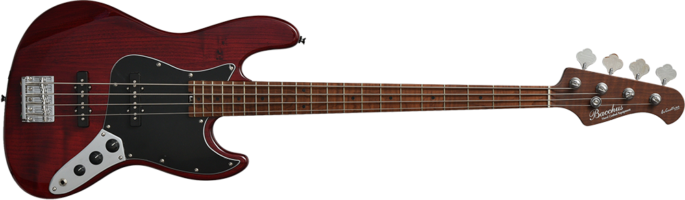 Bacchus Bacchus WL4-ASH/RSM 燻烤楓木 電貝斯 四色可選 第 2 張圖片｜三峽吉他 / Bass