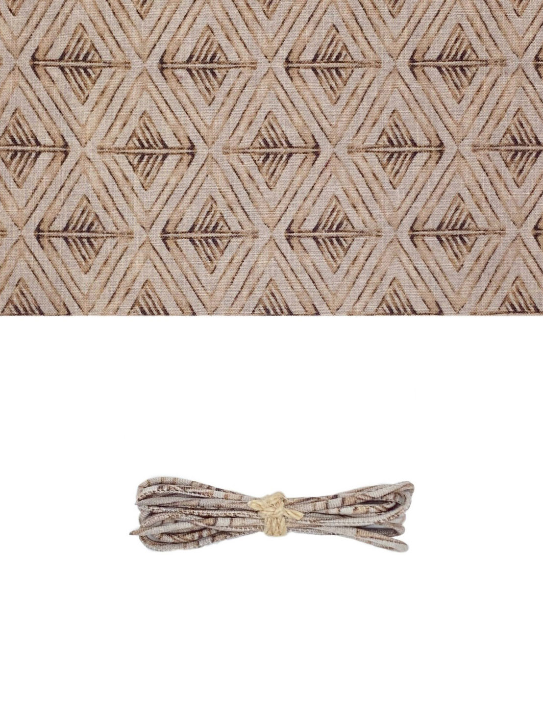 Yves 古布繩 - 山菱線石灰棕 (附卡片)