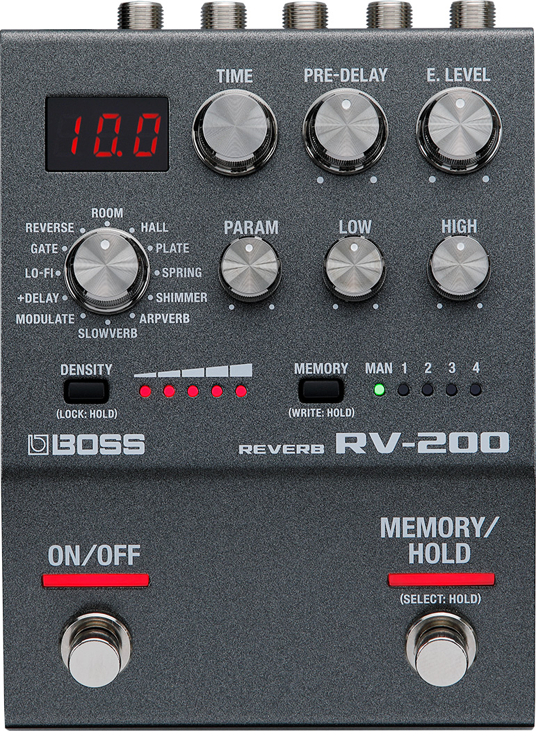 BOSS BOSS RV-200 Reverb 殘響 效果器 — 三峽效果器｜YA! 玩音樂