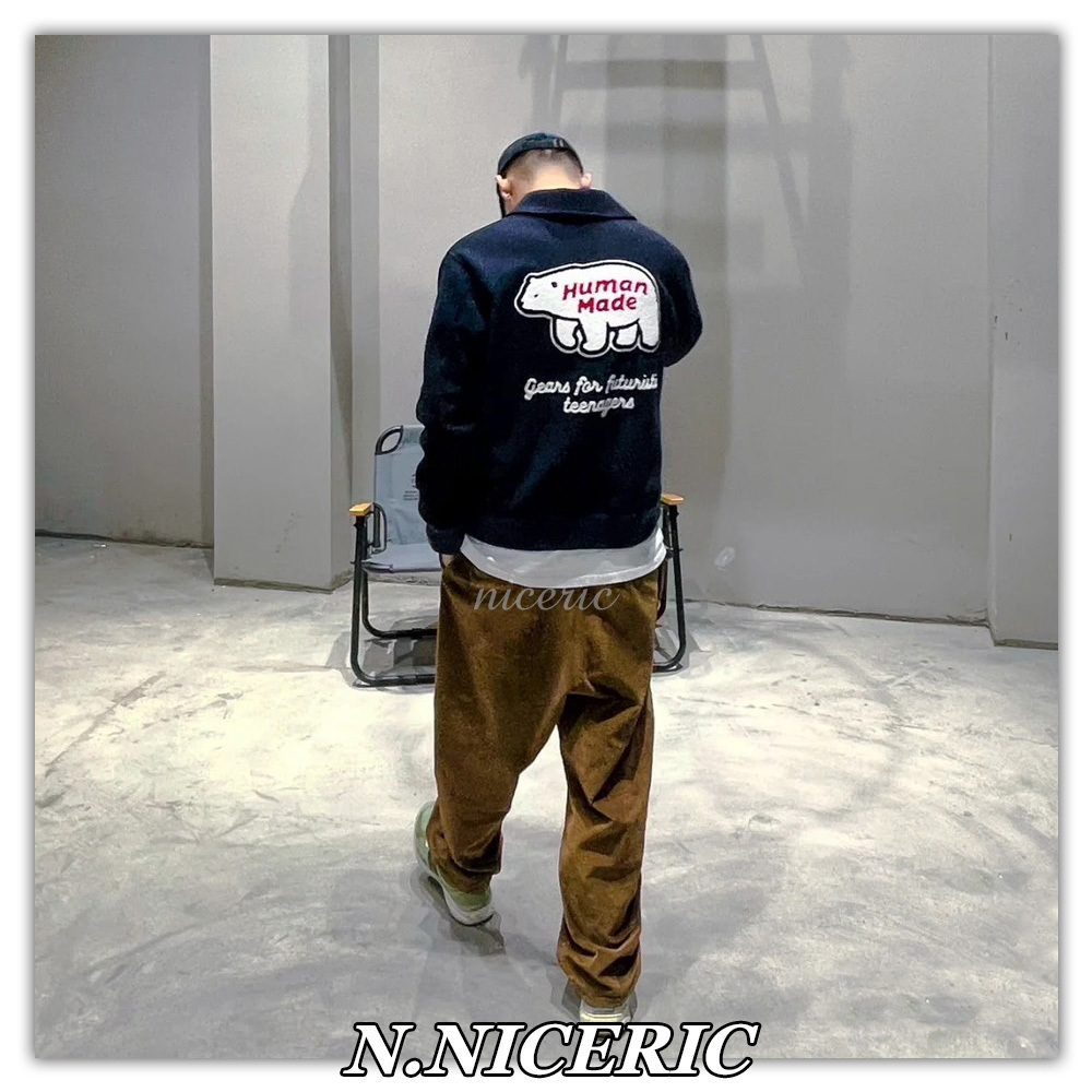 北極熊🐻‍❄️HUMAN MADE 23AW北極熊 工裝 質感 外套 工裝外套