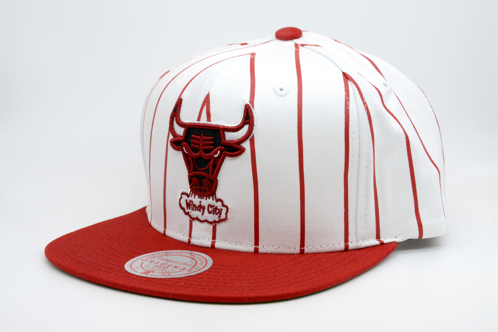 Mitchell & Ness 芝加哥公牛隊 Retro Pinstripe HWC 可調式帽子