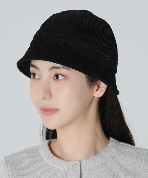 Snow Peak 雪諾必克  燈芯絨女式漁夫帽黑色