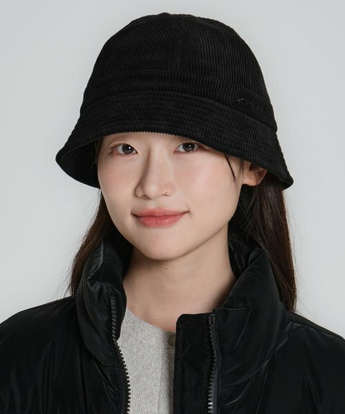 Snow Peak 雪諾必克  燈芯絨女式漁夫帽黑色