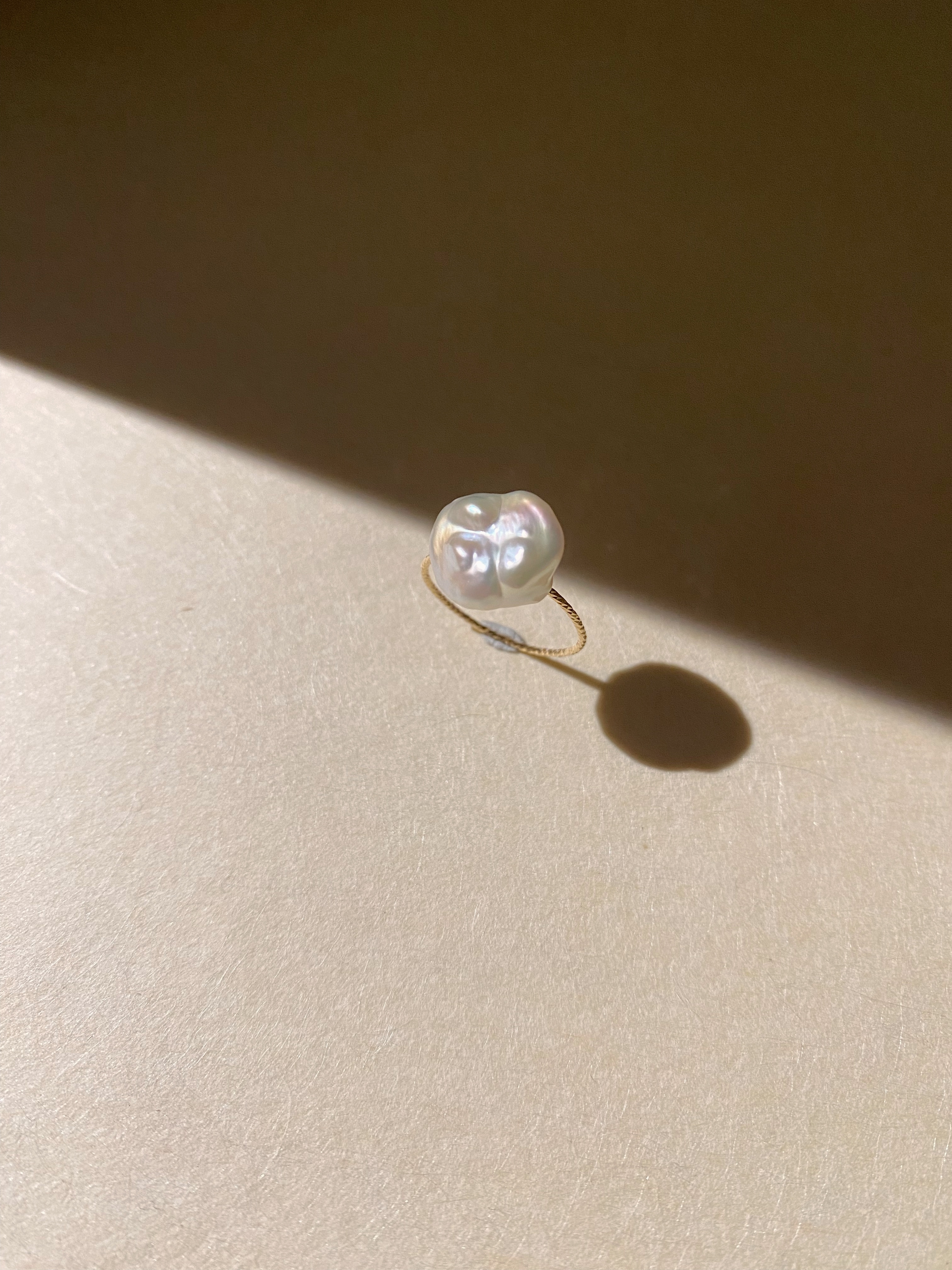 巴洛克珍珠戒指