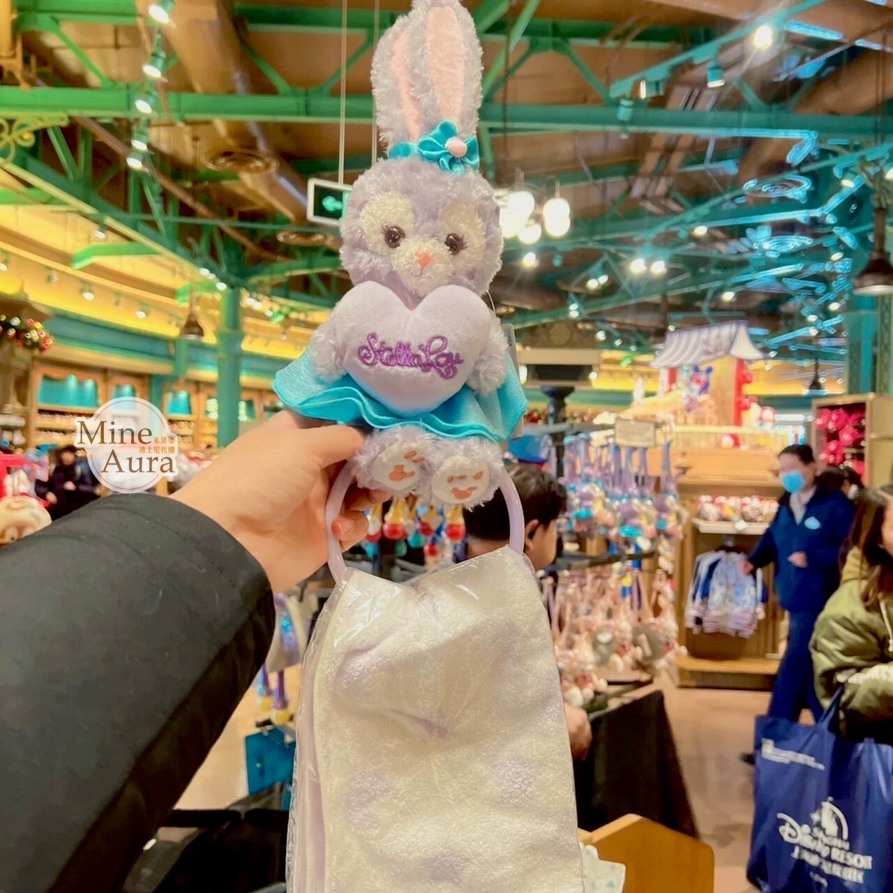 (限時特價) 史黛拉露 星黛露 StellaLou 絨毛造型 毛巾掛架 擦手巾 -上海迪士尼樂園