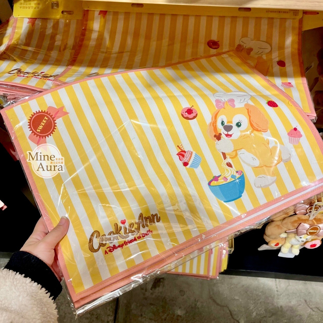 廚房烘焙系列 可琦安 餅乾 CookieAnn 可愛圖案 餐墊 桌墊 2入組 -上海迪士尼樂園