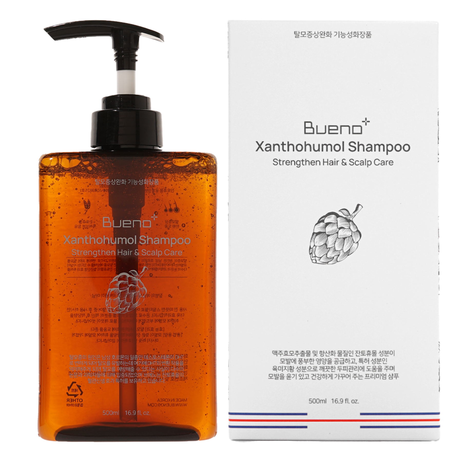 KR Bueno XANTHOHUMOL SHAMPOO 黃腐醇防脫髮洗髮水 500ml 0075