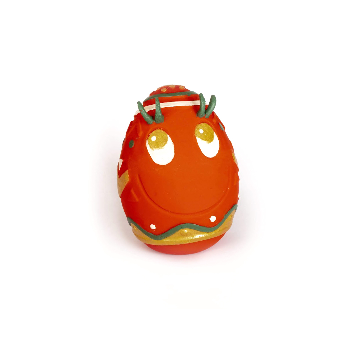 《 Lanco 》天然無毒橡膠玩具【聖誕紅彩蛋】