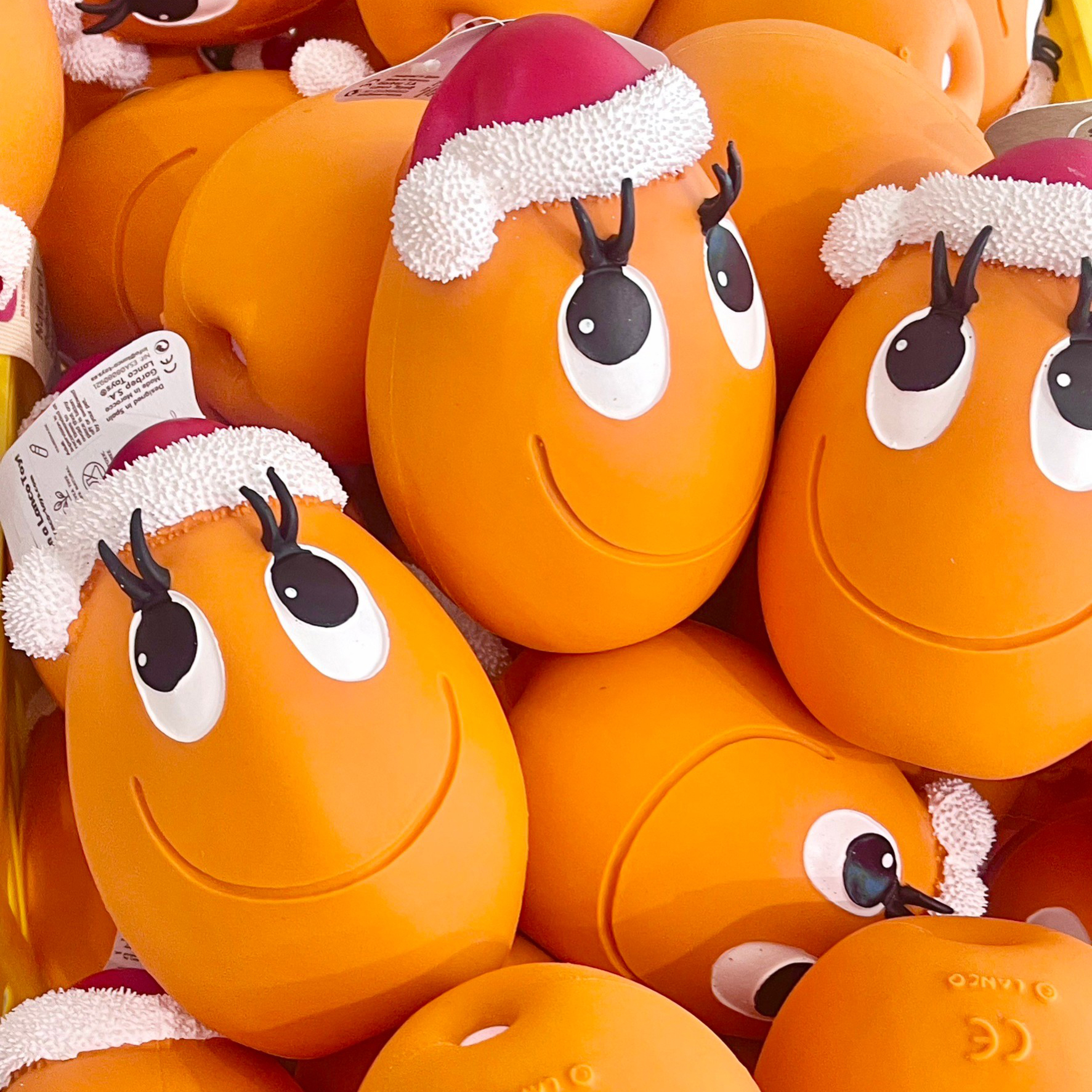 《 Lanco 》天然無毒橡膠玩具【聖誕蛋】