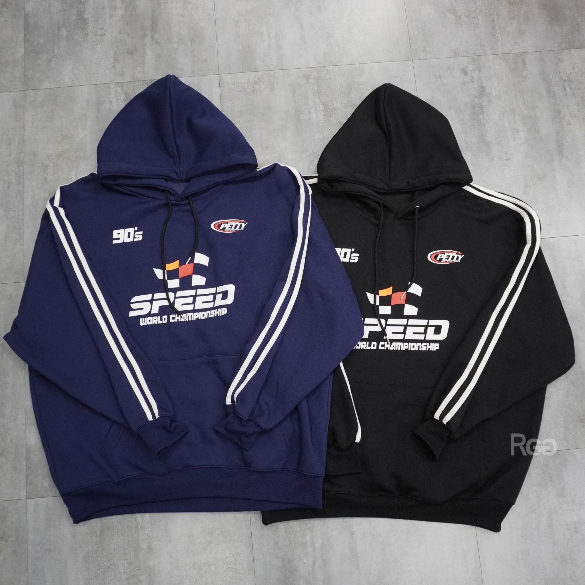 #11242 Speed 賽車風刷毛帽T