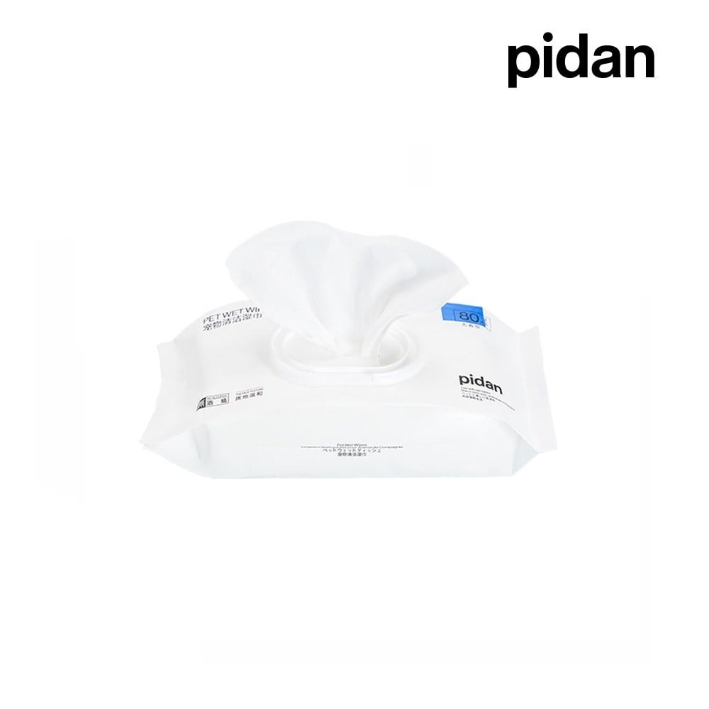 pidan 貓咪狗狗專用濕紙巾(80抽)