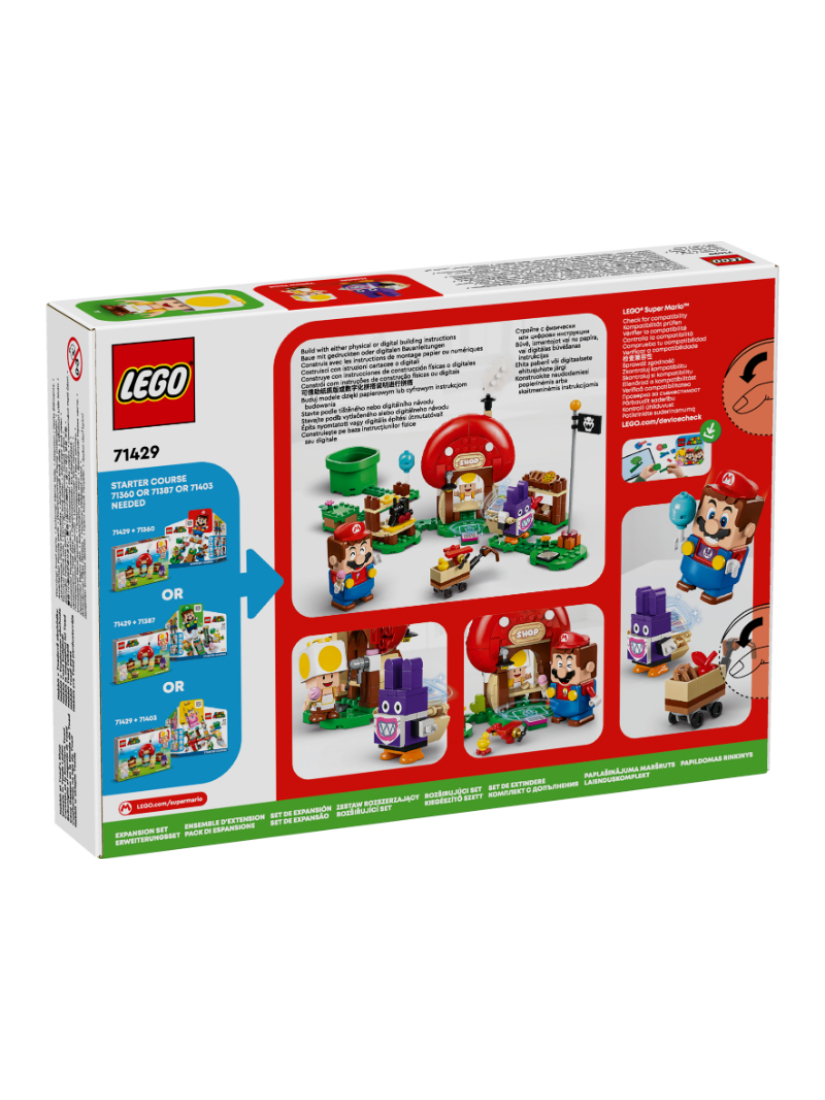 LEGO 71429 Nabbit at Toad's Shop Expansion Set