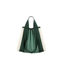 [S] PLEATS MAMA KNIT PLEATS TW SHOPPER BAG,GREEN, VNS200170086 [FINAL SALE] (SPL40)