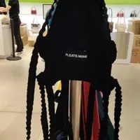 [S] PLEATS MAMA MINI BOW BACKPACK,BLACK, PM22ZWMK010BKF (SPL47)
