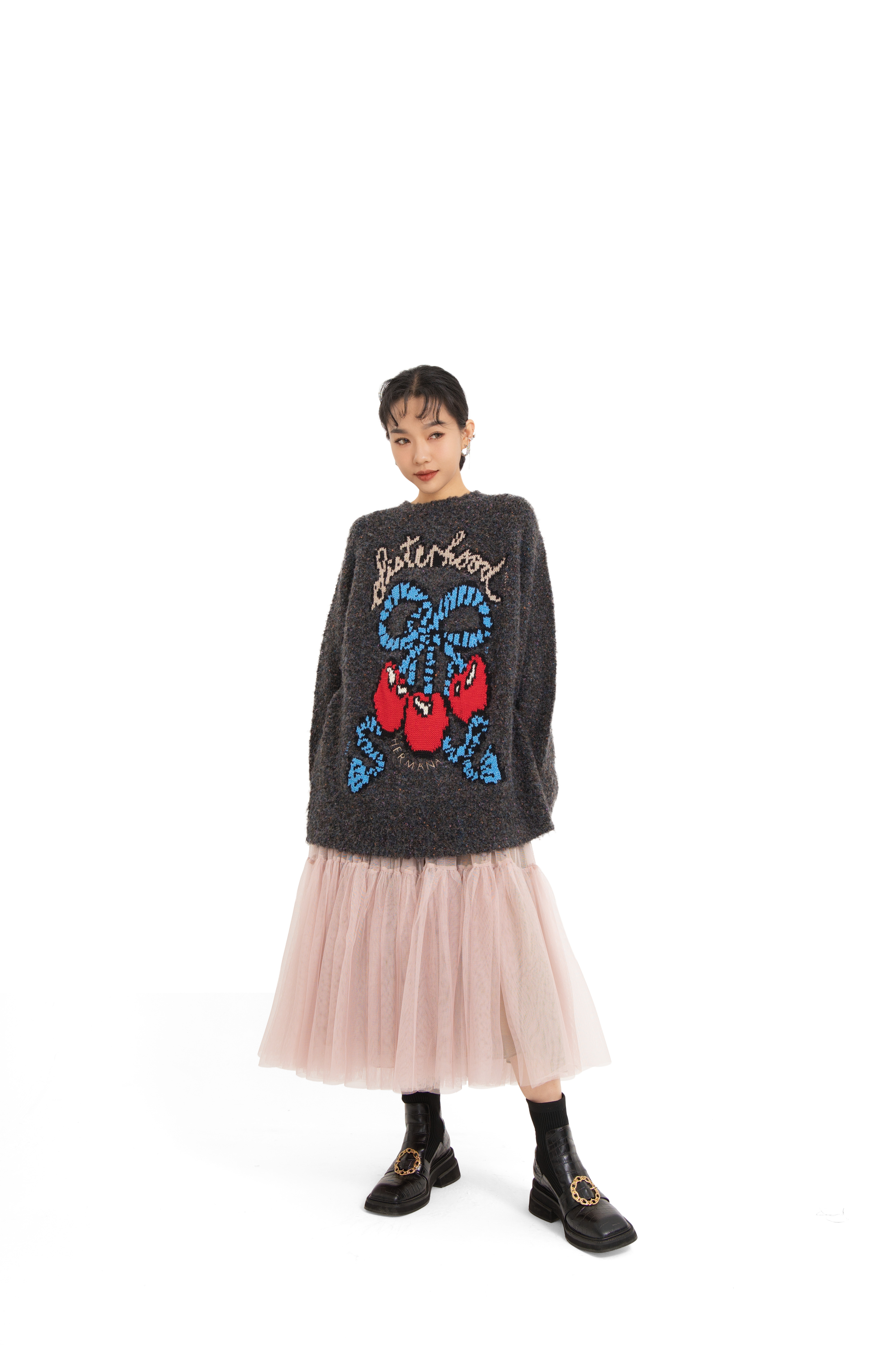 網紗閃金層層紗裙（限量現貨）