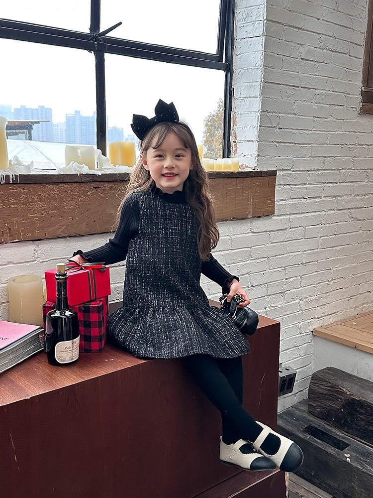 加厚小香感背心洋裝