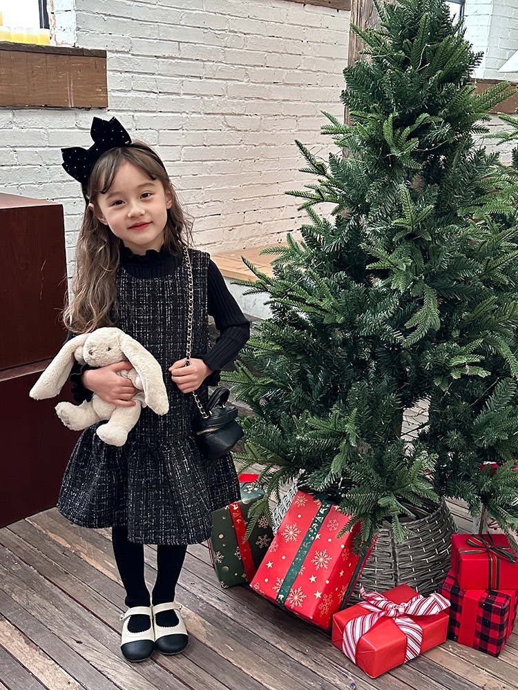 加厚小香感背心洋裝