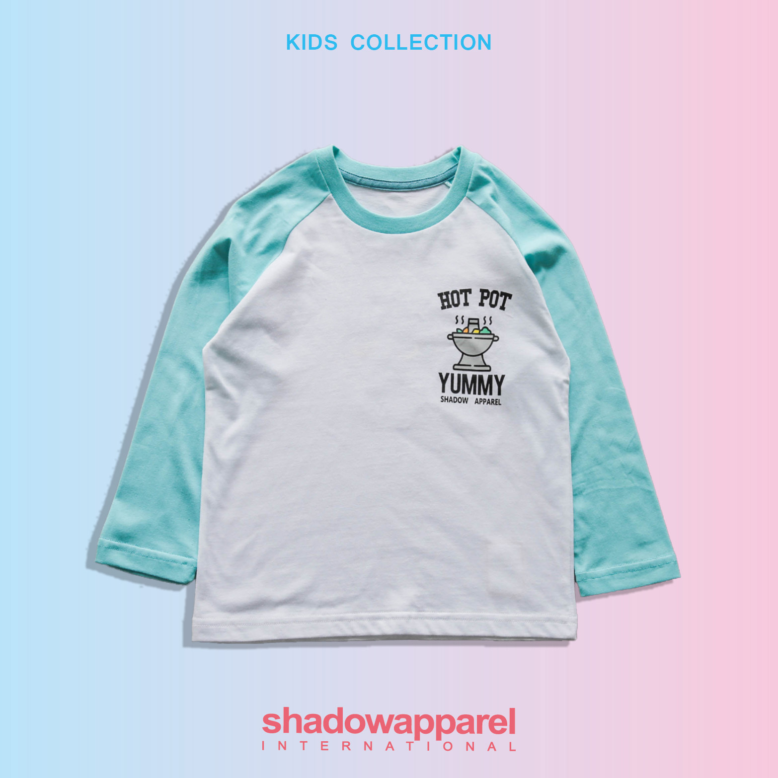 【車庫服飾】SHADOW 2023FW HOTPOT LS TEE KIDS / 火鍋接袖童長T