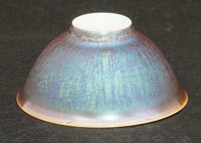 鹿港窯禮品館│曜變藍金天目-小杯極品