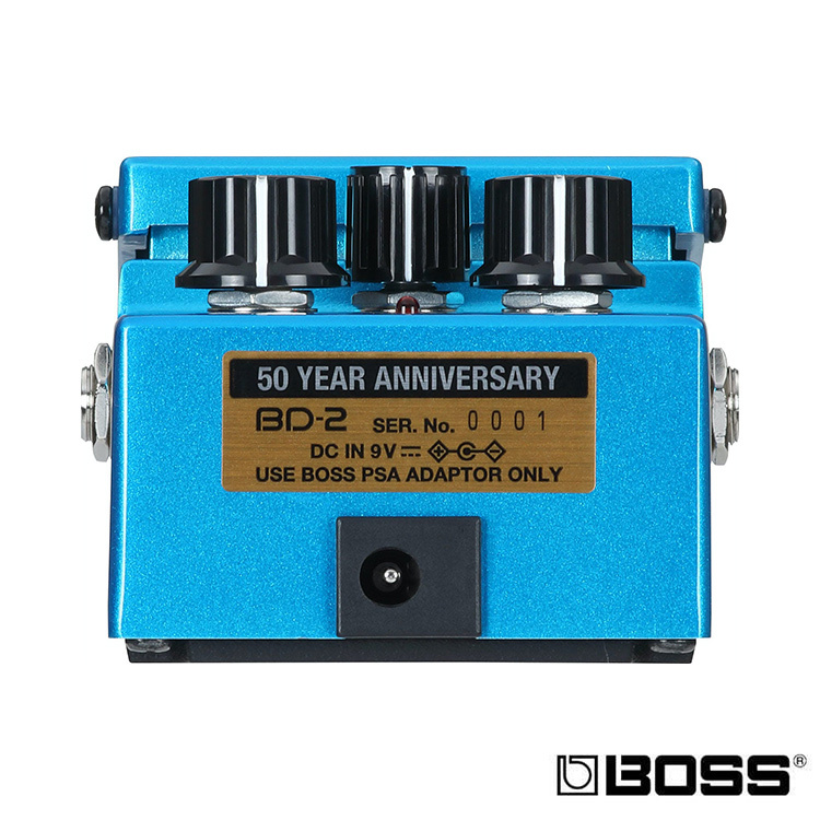【又昇樂器. 音響】50週年限定款BOSS BD-2-B50A Blues Driver 吉他破音效