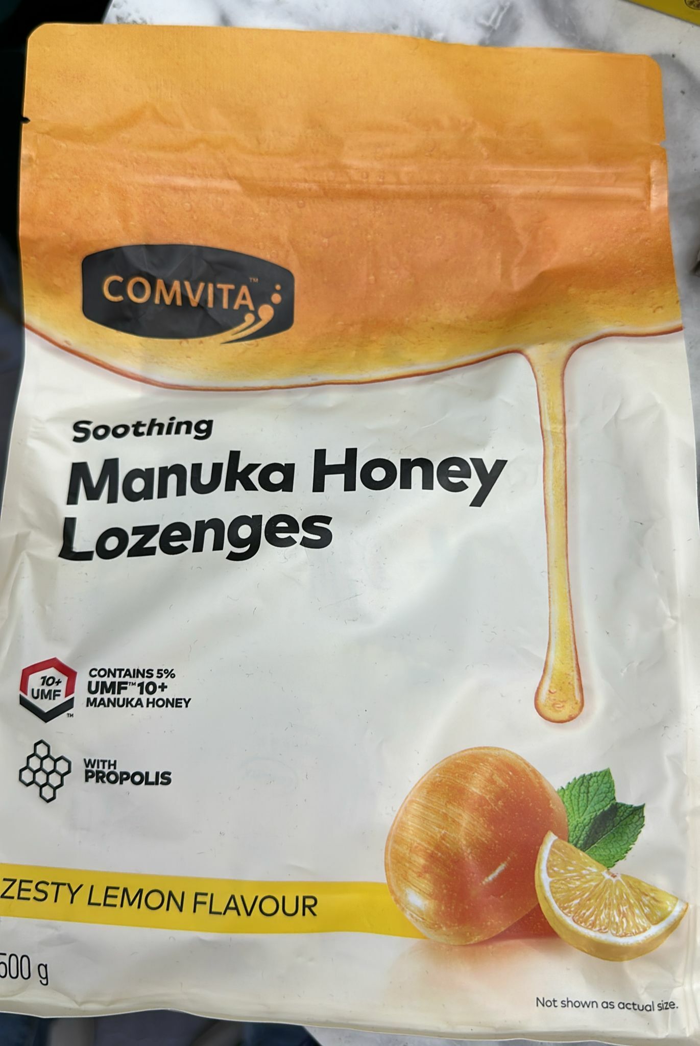 cc5906 麥蘆卡蜂蜜潤喉糖 (檸檬味) $169/1 $330/2