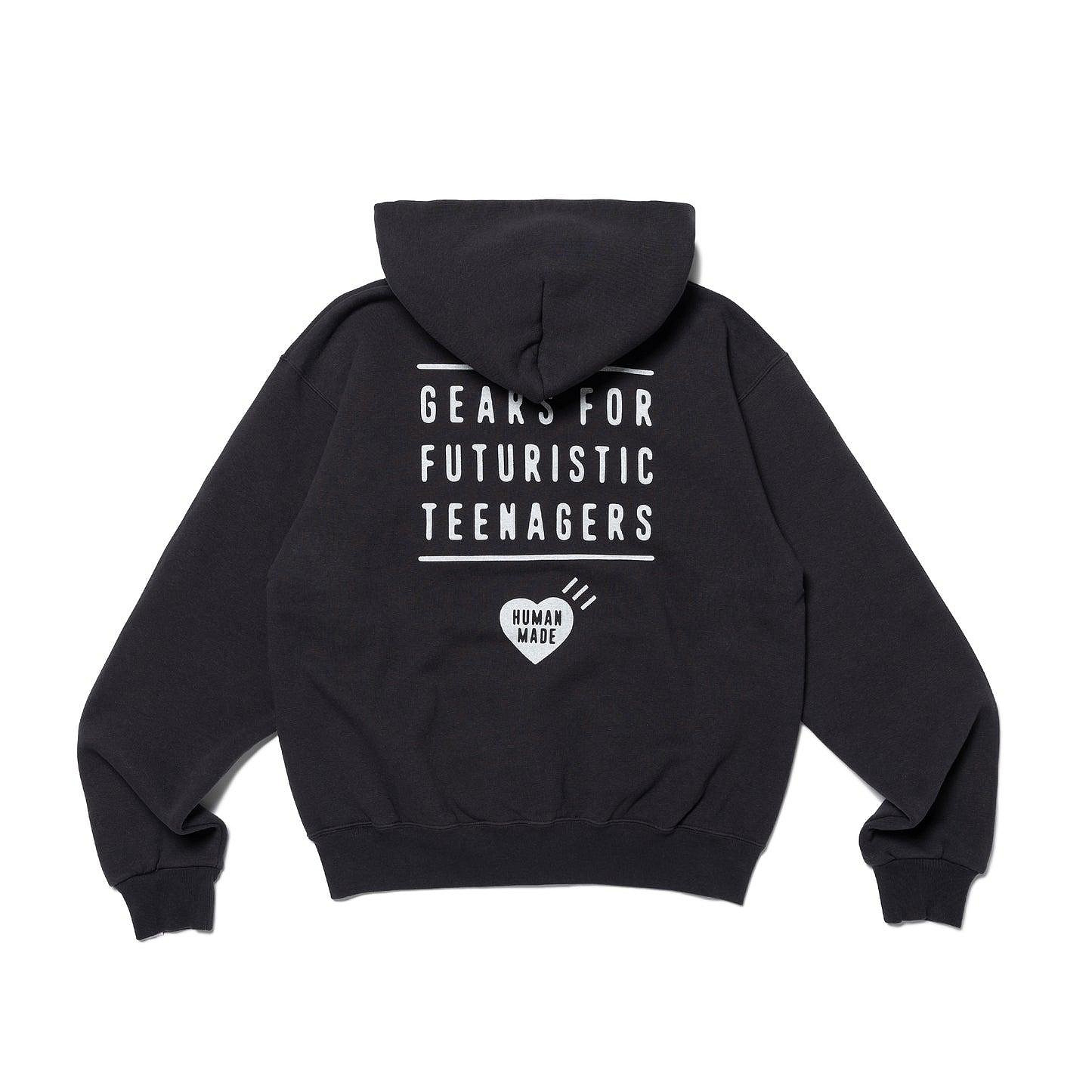 2024AW HUMAN MADE ZIP-UP HOODIE 店鋪限定刺繡愛心連帽外套現貨