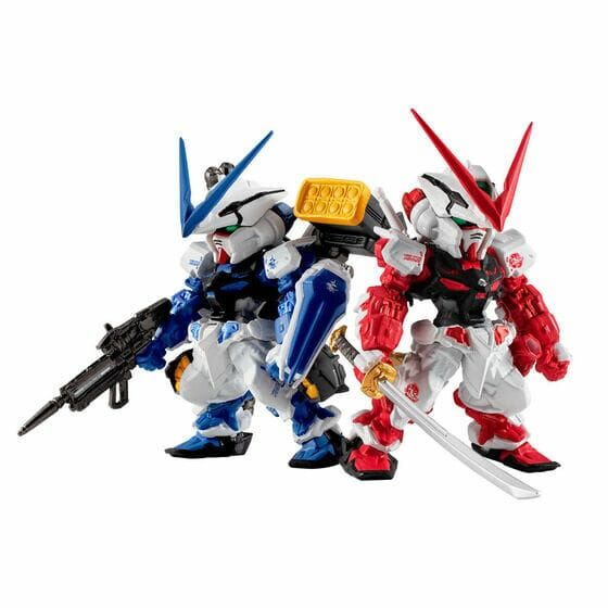 迷惘高達紅色機 & 藍色機套裝 FW GUNDAM CONVERGE CORE ASTRAY RED & BLUE SET W/O GUM 