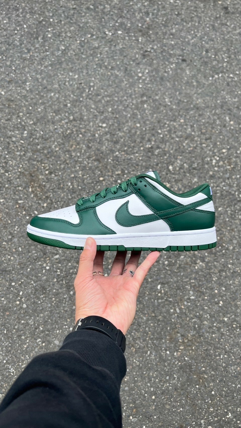 NIKE DUNK LOW 經典白綠 GS