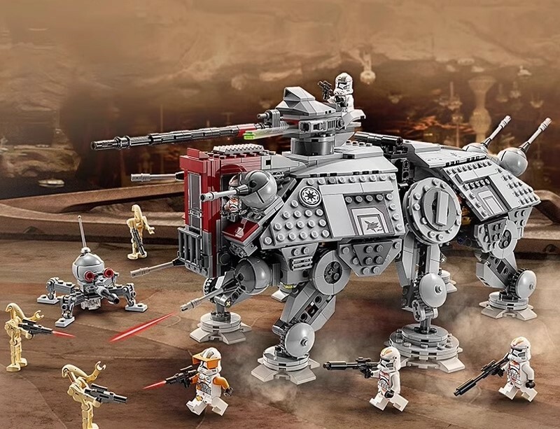 AT-TE Walker Star Wars Buildings Set Fit Lego NO BOX NA65010