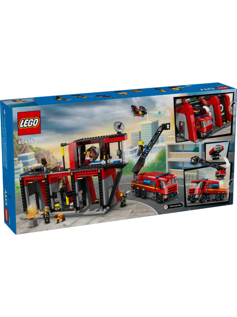 LEGO 60414 Fire Station with Fire Truck
