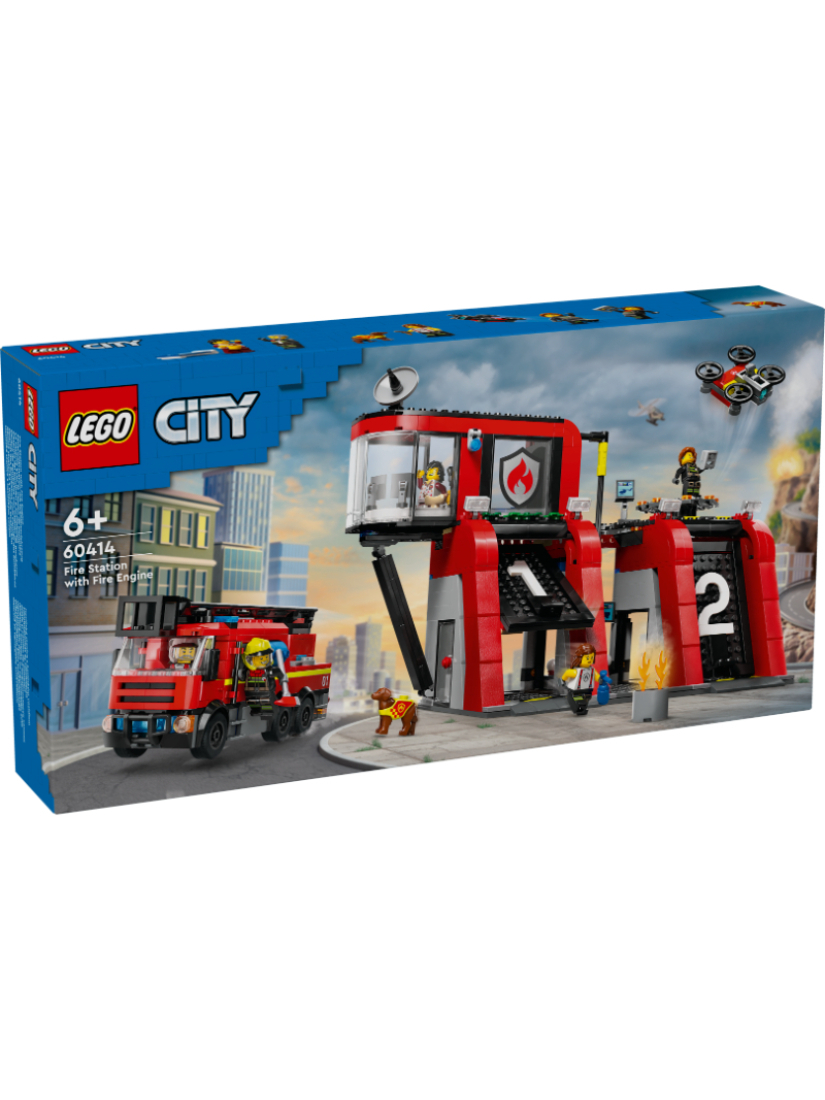 LEGO 60414 Fire Station with Fire Truck