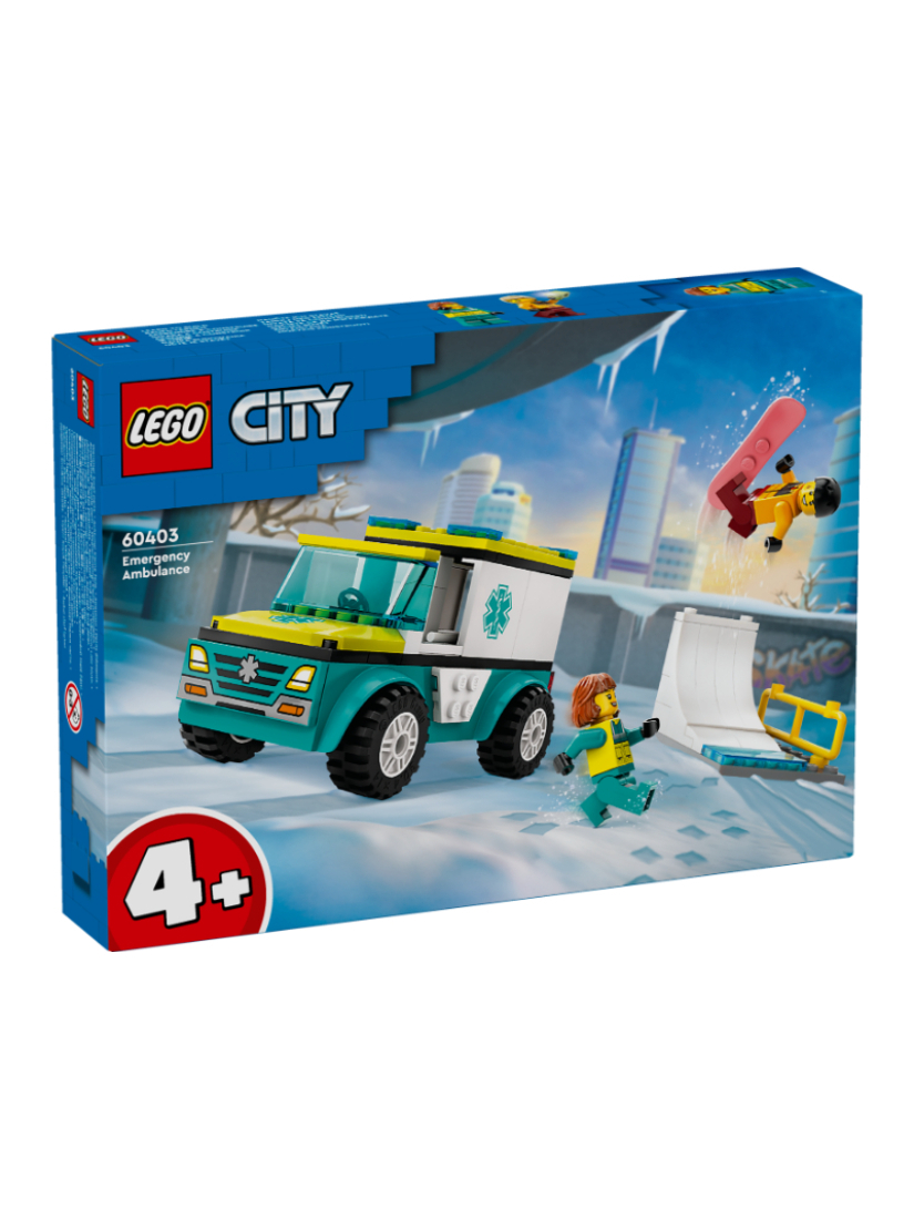 LEGO 60403 Emergency Ambulance and Snowboarder