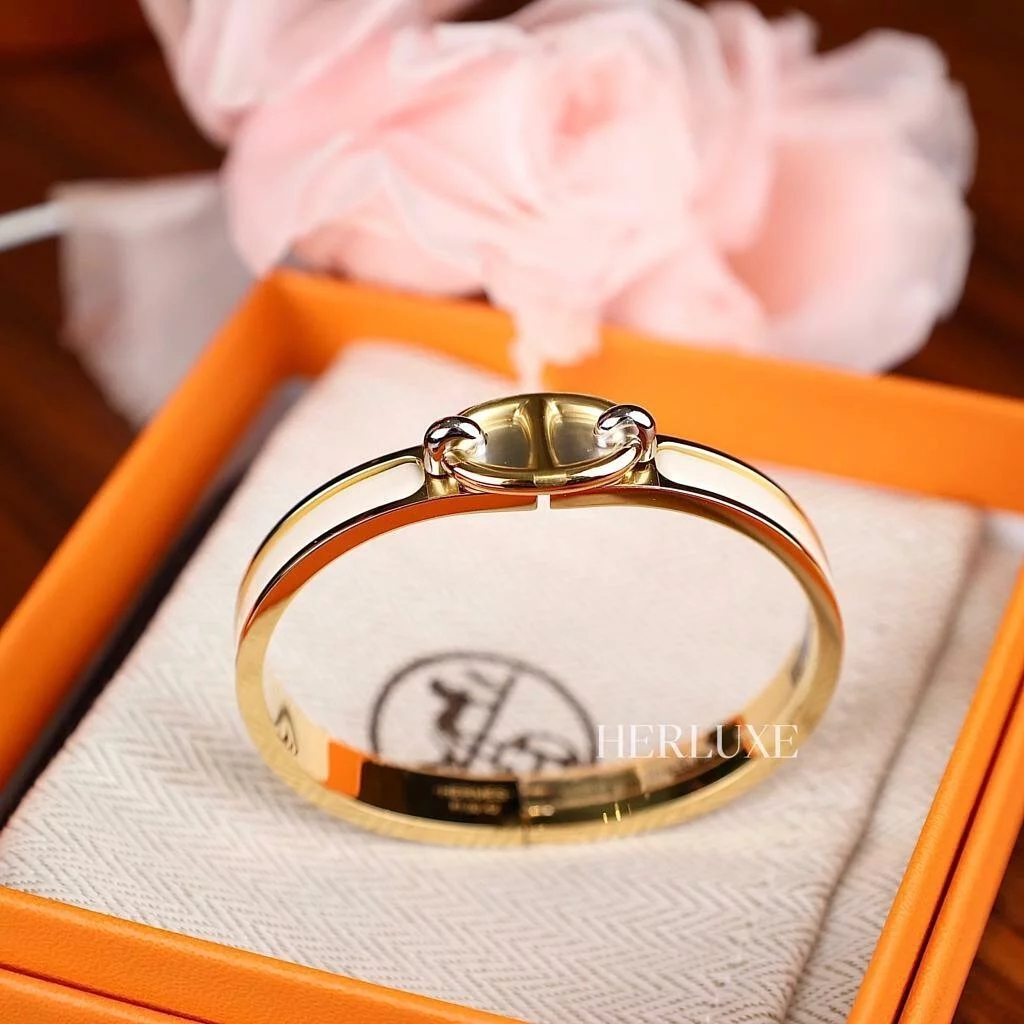 Mini clic chaine d’ancre bracelet pm 85 creme CC