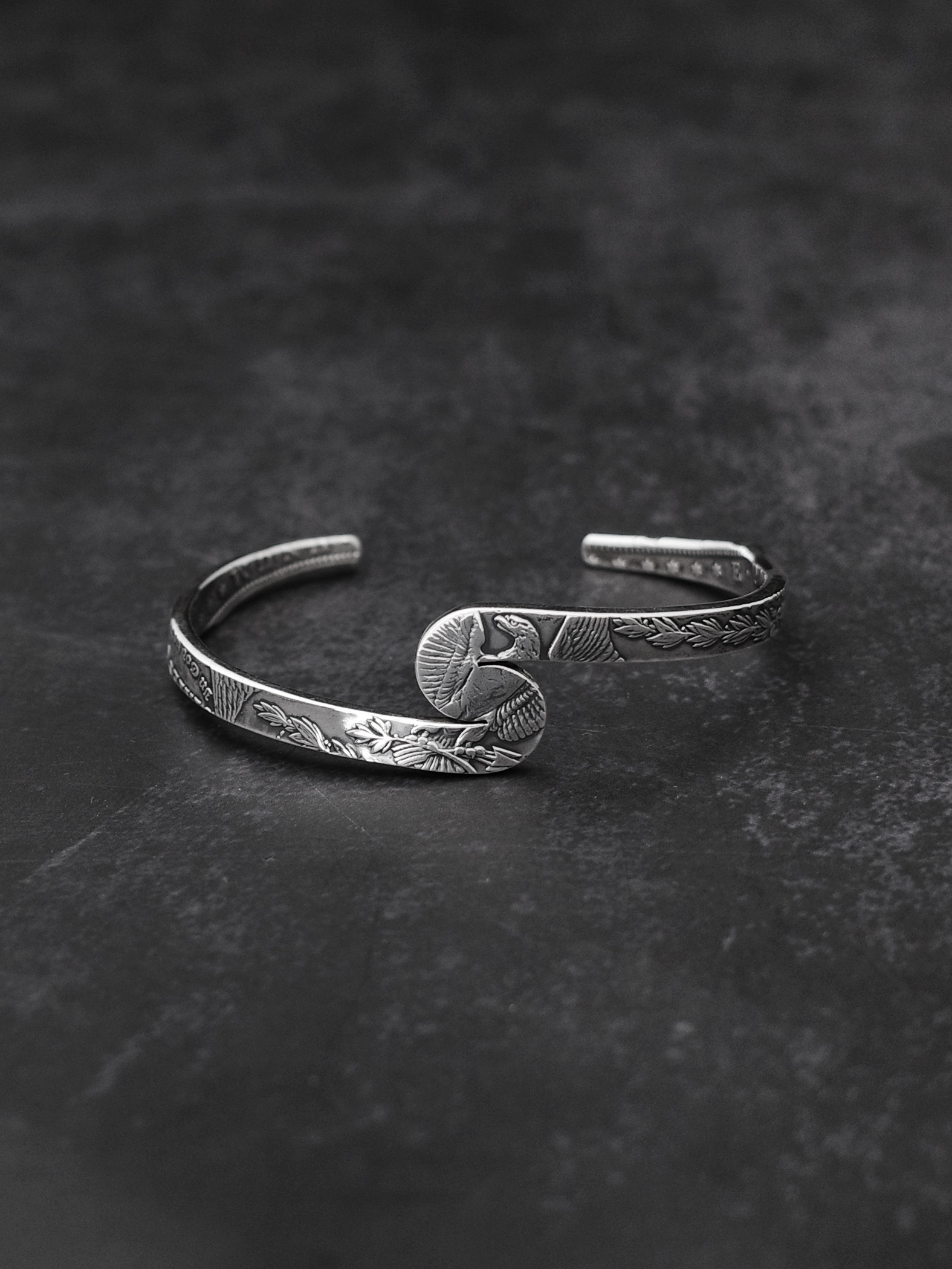 North works 摩根硬幣S形手環 E-049