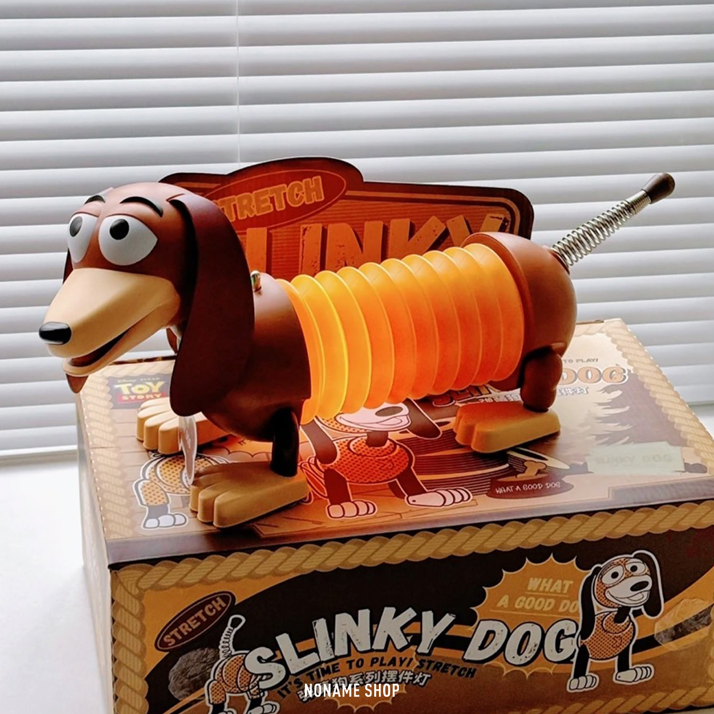 DISNEY 迪士尼 玩具總動員 彈簧狗 夜燈 擺飾燈