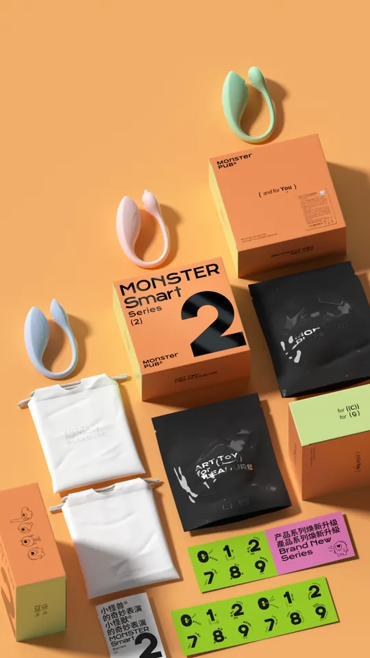 Sistalk 小怪獸 Monster Smart 小智蛋 | 智能遙控震動器 | 鯨魚博士(藍色)