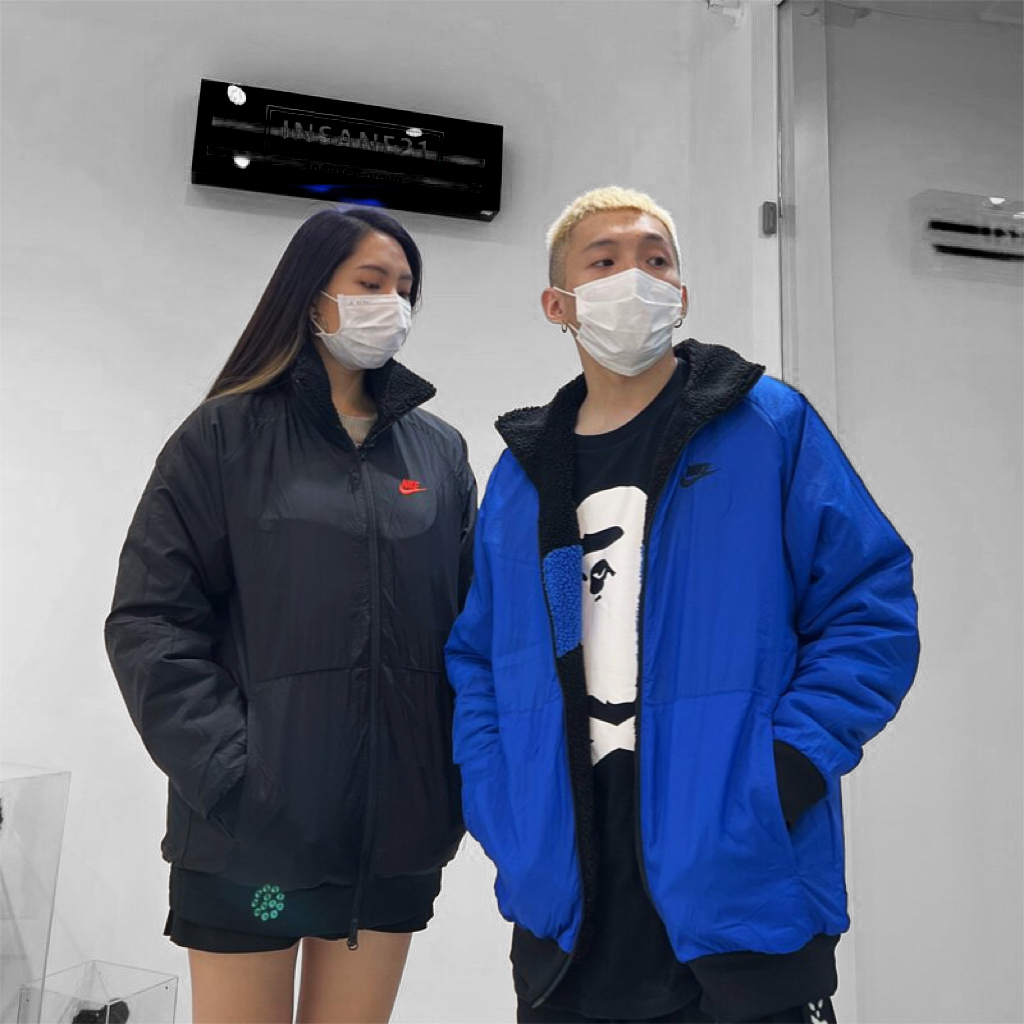 Nike Big Swoosh Jacket Man 雙面羊羔毛外套 兩色