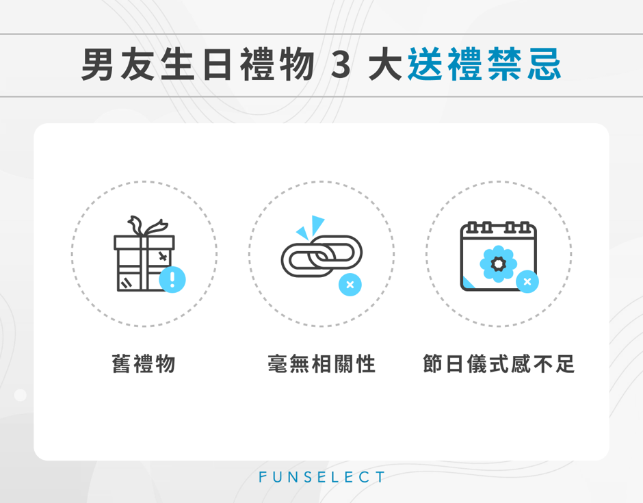 男友禮物不適合送什麼?必注意這 3 大生日送禮禁忌!