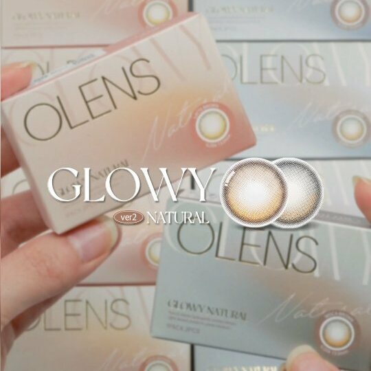 「1+2 ｣  OLENS Glowy Natural 1month/ 2p