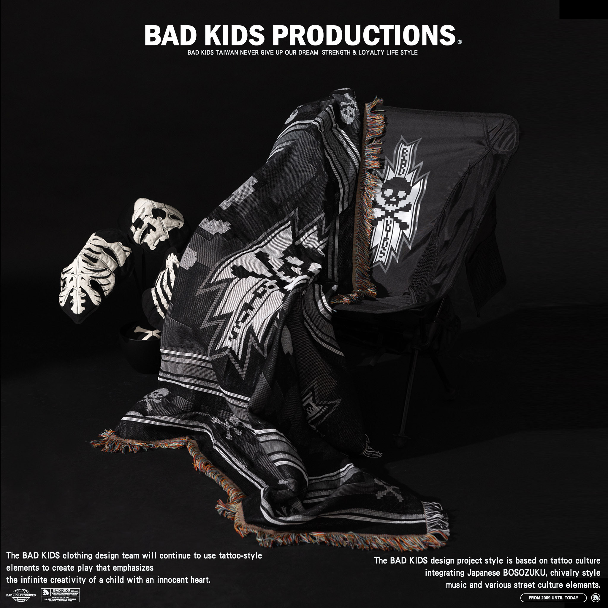 BAD KIDS 惡童 23A/W Camping blanket (露營毯)