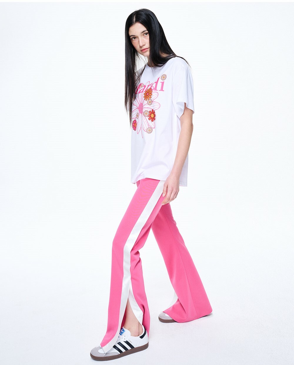 保證正品 韓國 Mardi Mercredi TSHIRT FLOWERMARDI BLOSSOM 短T 小雛菊 金高銀代言