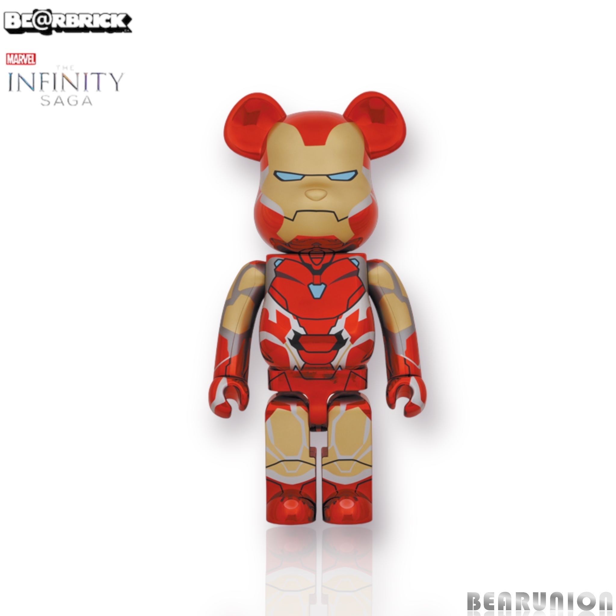 Bearbrick 1000% IRON MAN MARK 85 CHROME