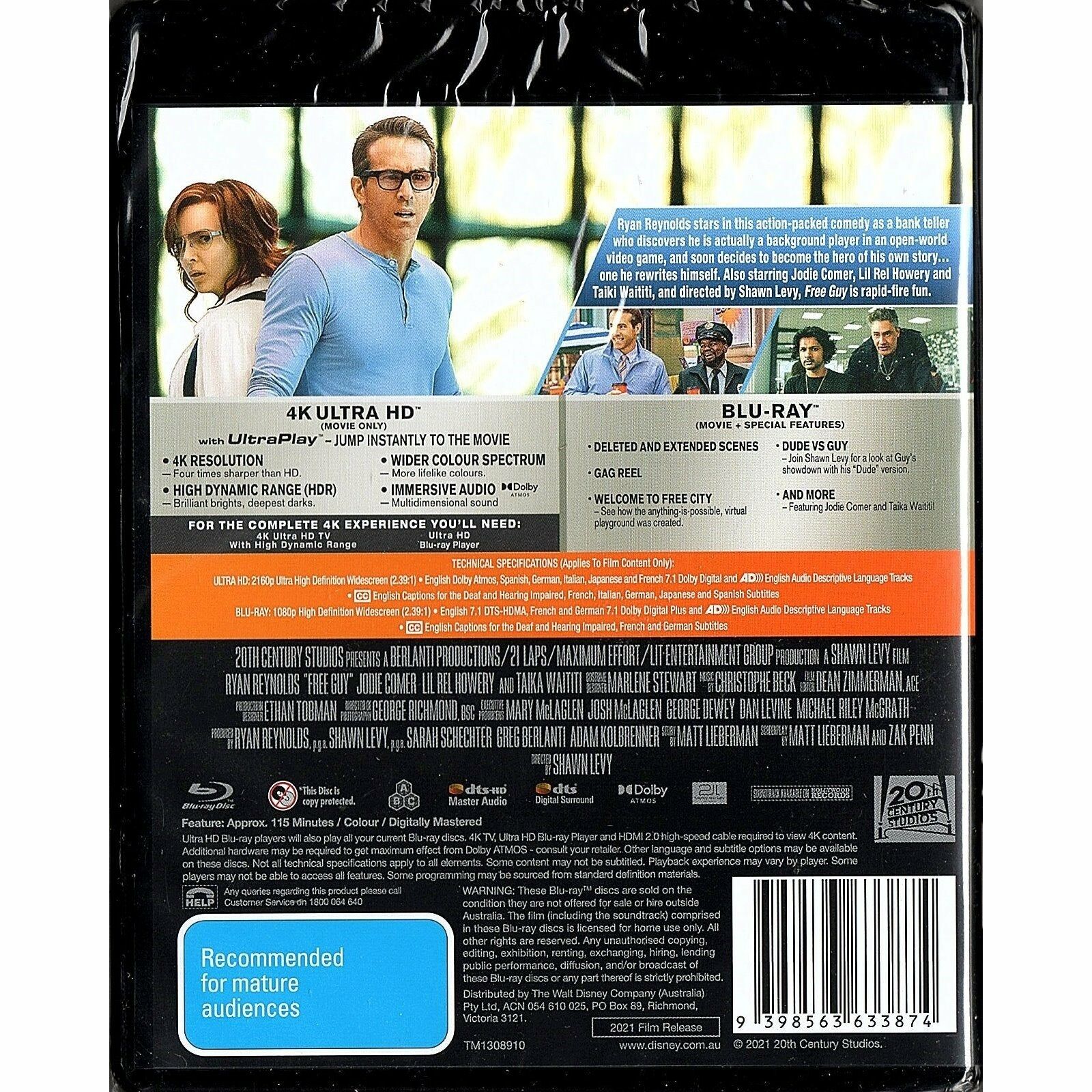 爆機自由仁 (2021) (4K Ultra HD + Blu-ray) (澳洲版)