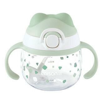 EDISON MAMA Animaru Mug 重力球學習吸管杯200ml-綠色