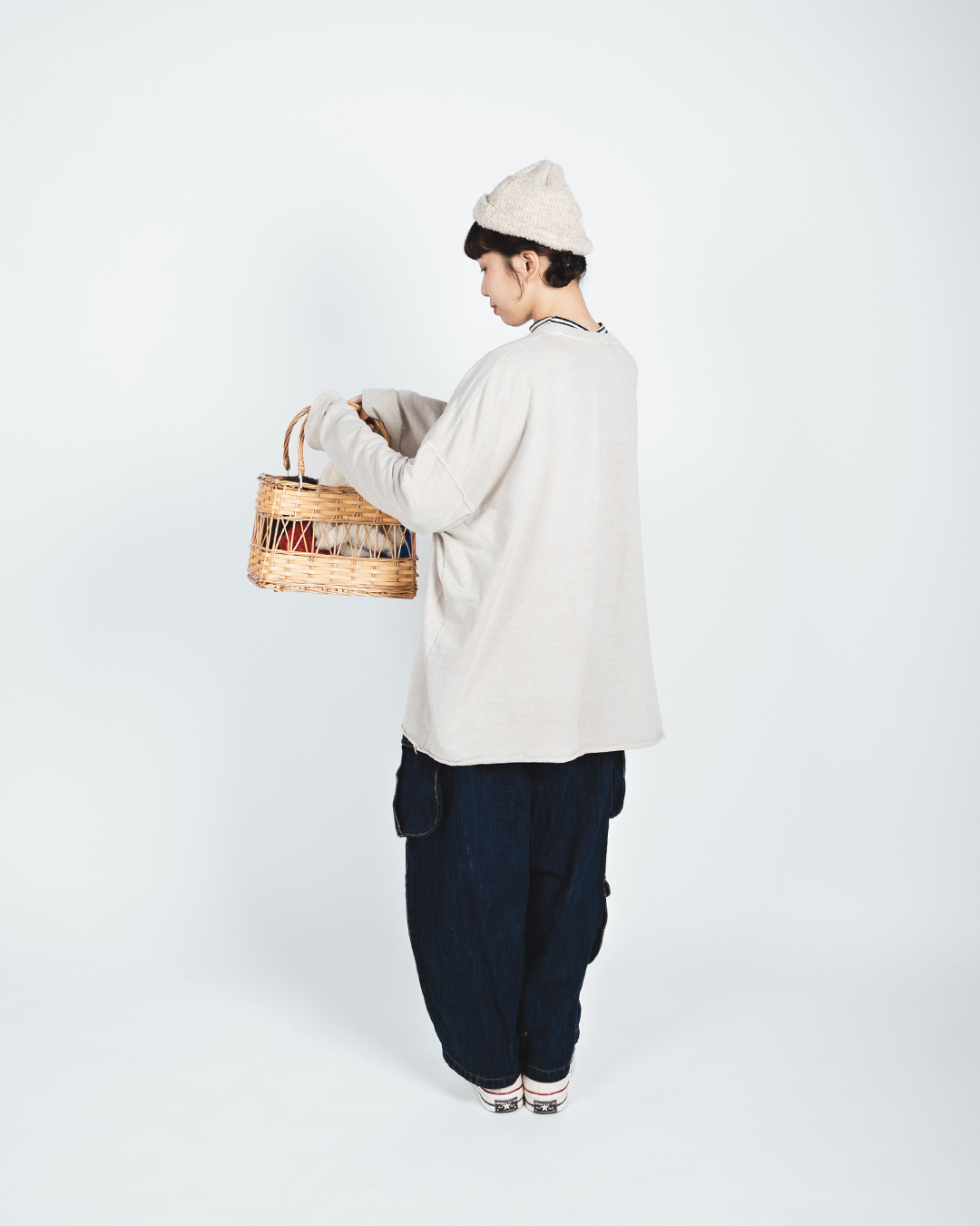 不修邊寬版薄衛衣