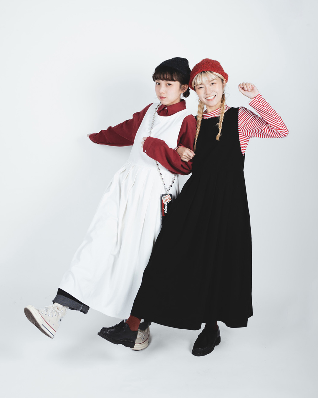 斜布背心百摺腰帶洋裝