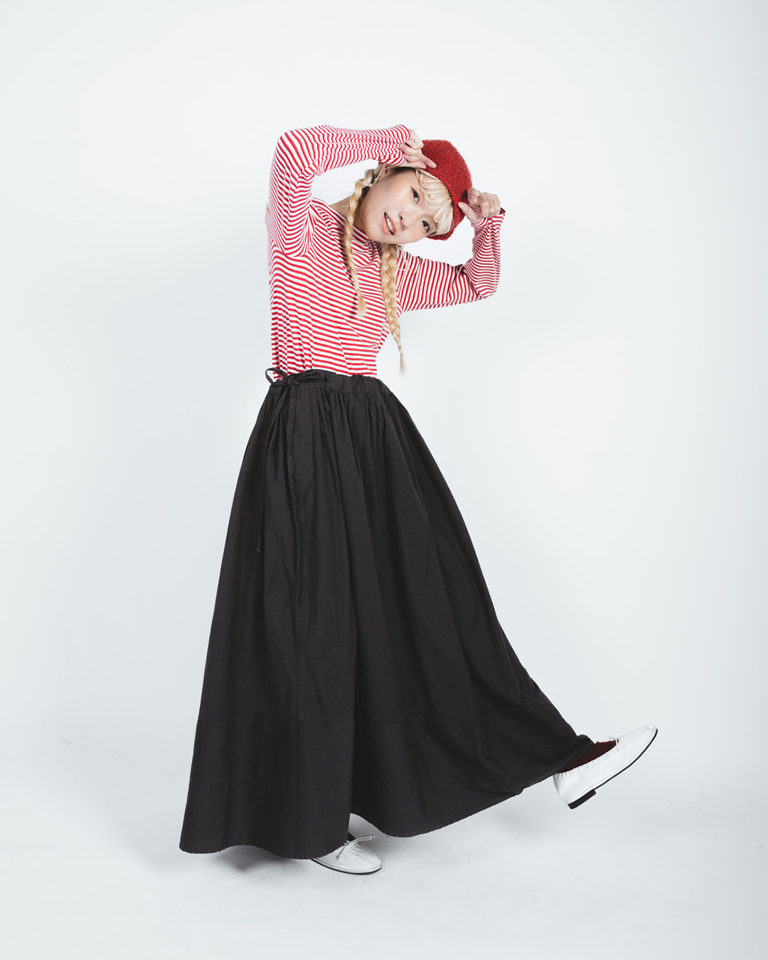 【 Kiki.co made 】自家製橫間長袖打底