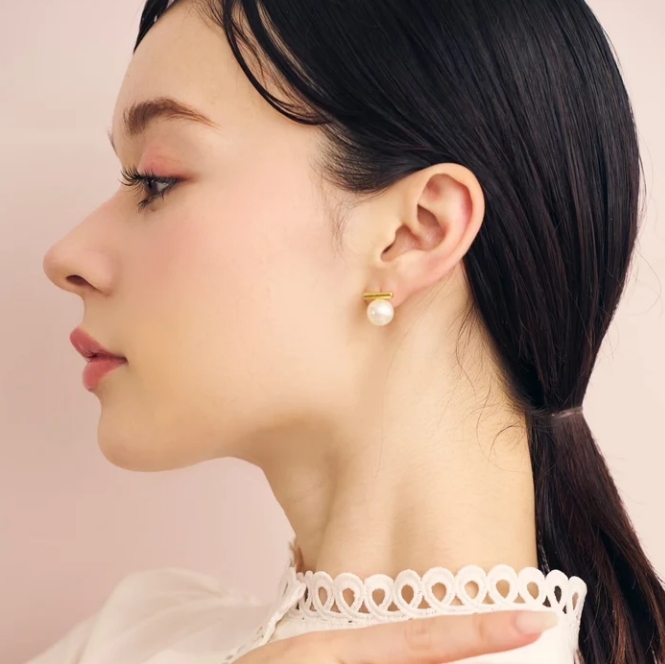 LOEM TOKYO ROD PEARL PIERCE [STAINLESS]