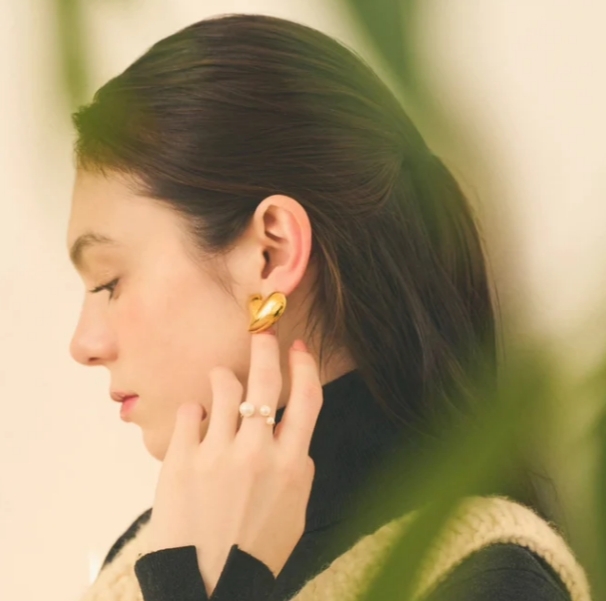 LOEM TOKYO -BRANCH PEARL RING [STAINLESS]